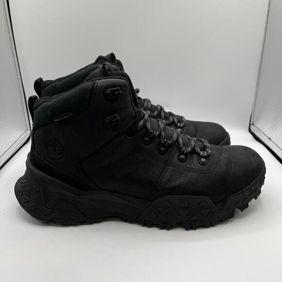 Timberland Men’s Scramble Mid Motion Black Boots size 10.5 - Picture 6 of 8